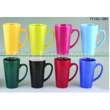 Tasses en entonnoir en verre glacé en céramique (7110C-001)